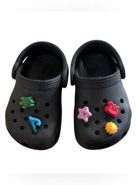 Toddler/Baby Crocs Classic Clog - Black - Toddler Size 5